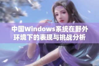 中国Windows系统在野外环境下的表现与挑战分析