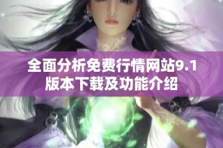 全面分析免费行情网站9.1版本下载及功能介绍