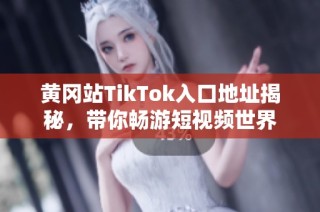 黄冈站TikTok入口地址揭秘，带你畅游短视频世界