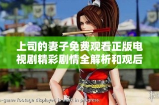 上司的妻子免费观看正版电视剧精彩剧情全解析和观后感分享
