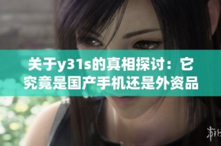 关于y31s的真相探讨：它究竟是国产手机还是外资品牌的产品