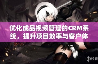优化成品视频管理的CRM系统，提升项目效率与客户体验