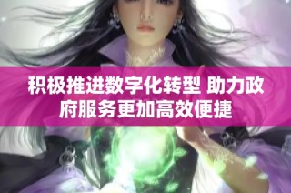 积极推进数字化转型 助力政府服务更加高效便捷