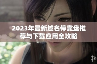 2023年最新域名停靠盘推荐与下载应用全攻略