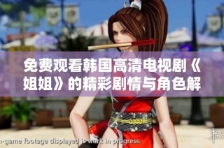 免费观看韩国高清电视剧《姐姐》的精彩剧情与角色解析