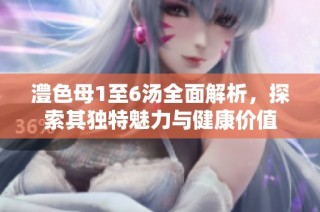 澧色母1至6汤全面解析，探索其独特魅力与健康价值