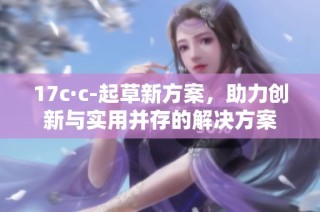 17c·c-起草新方案，助力创新与实用并存的解决方案