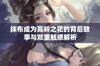 抹布成为高岭之花的背后故事与双重触感解析