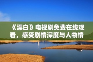 《漂白》电视剧免费在线观看，感受剧情深度与人物情感的精彩呈现