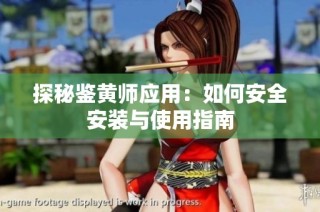 探秘鉴黄师应用：如何安全安装与使用指南