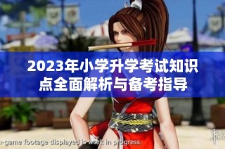 2023年小学升学考试知识点全面解析与备考指导