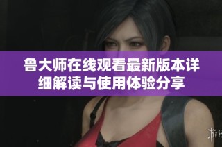 鲁大师在线观看最新版本详细解读与使用体验分享