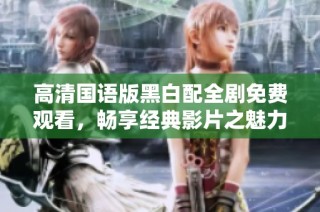高清国语版黑白配全剧免费观看，畅享经典影片之魅力