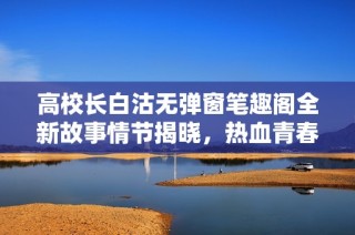 高校长白沽无弹窗笔趣阁全新故事情节揭晓，热血青春尽在其中