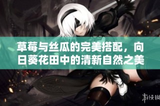 草莓与丝瓜的完美搭配，向日葵花田中的清新自然之美
