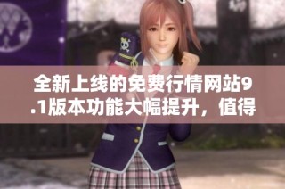全新上线的免费行情网站9.1版本功能大幅提升，值得你来体验！