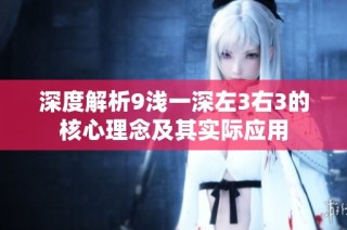 深度解析9浅一深左3右3的核心理念及其实际应用