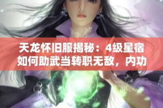 天龙怀旧服揭秘：4级星宿如何助武当转职无敌，内功超过10万的秘密分享