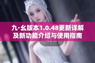 九·幺版本1.0.48更新详解及新功能介绍与使用指南