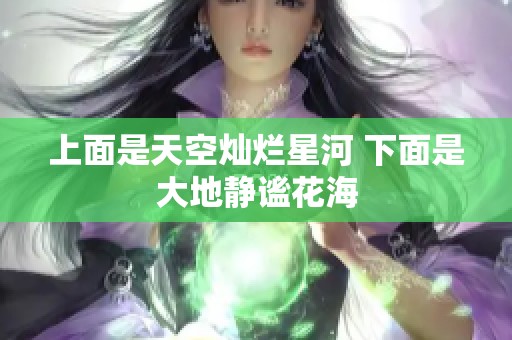 上面是天空灿烂星河 下面是大地静谧花海