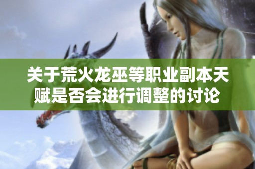 关于荒火龙巫等职业副本天赋是否会进行调整的讨论