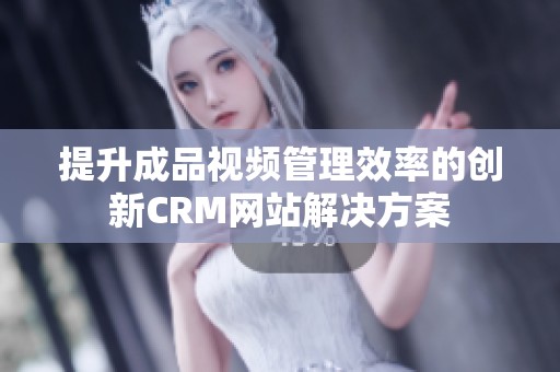 提升成品视频管理效率的创新CRM网站解决方案