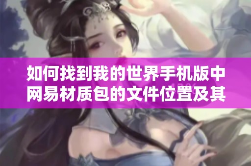 如何找到我的世界手机版中网易材质包的文件位置及其下载方法