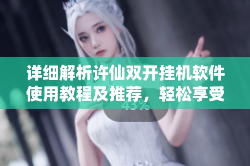 详细解析许仙双开挂机软件使用教程及推荐，轻松享受游戏乐趣