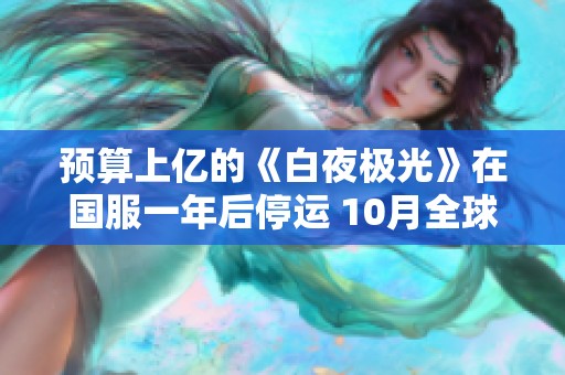 预算上亿的《白夜极光》在国服一年后停运 10月全球收入未达50万