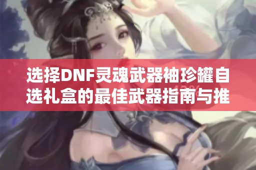 选择DNF灵魂武器袖珍罐自选礼盒的最佳武器指南与推荐分析
