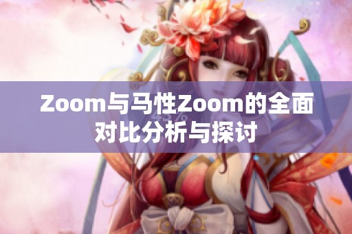 Zoom与马性Zoom的全面对比分析与探讨