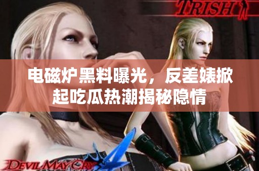 电磁炉黑料曝光，反差婊掀起吃瓜热潮揭秘隐情
