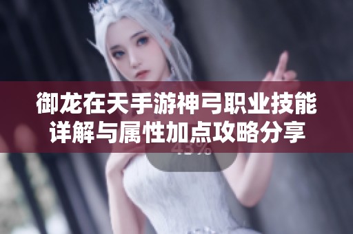 御龙在天手游神弓职业技能详解与属性加点攻略分享