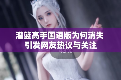 灌篮高手国语版为何消失 引发网友热议与关注