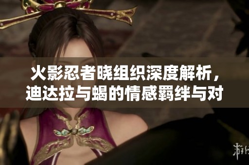 火影忍者晓组织深度解析，迪达拉与蝎的情感羁绊与对决之战