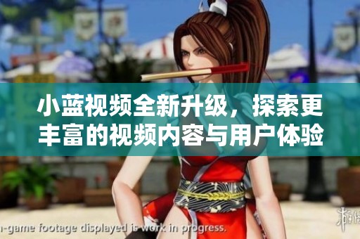 小蓝视频全新升级，探索更丰富的视频内容与用户体验