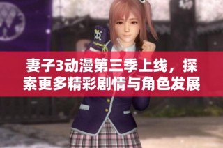 妻子3动漫第三季上线，探索更多精彩剧情与角色发展
