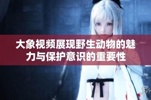 大象视频展现野生动物的魅力与保护意识的重要性