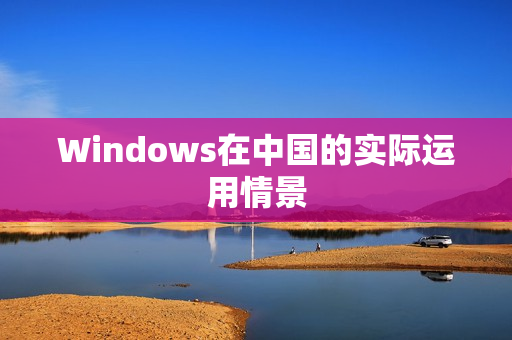 Windows在中国的实际运用情景