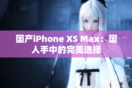 国产iPhone XS Max：国人手中的完美选择