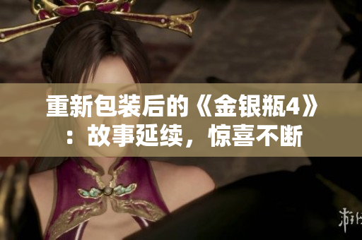 重新包装后的《金银瓶4》：故事延续，惊喜不断