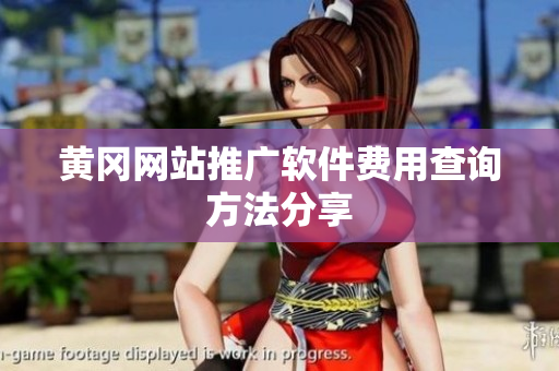 黄冈网站推广软件费用查询方法分享