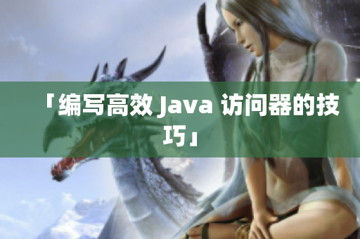 「编写高效 Java 访问器的技巧」