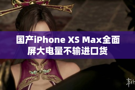 国产iPhone XS Max全面屏大电量不输进口货