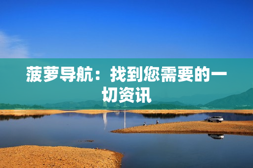 菠萝导航：找到您需要的一切资讯