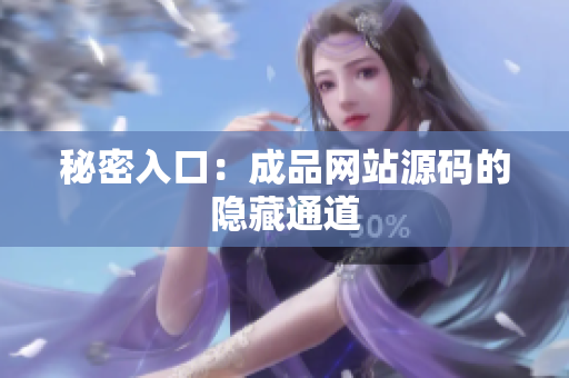 秘密入口：成品网站源码的隐藏通道