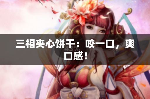 三相夹心饼干：咬一口，爽口感！