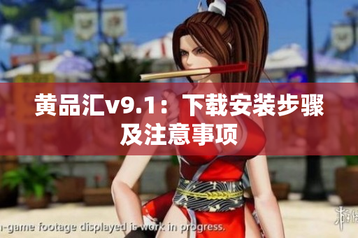 黄品汇v9.1：下载安装步骤及注意事项