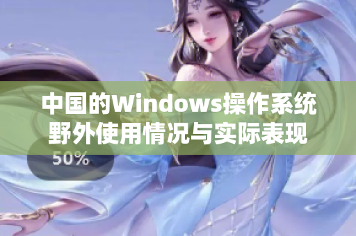 中国的Windows操作系统野外使用情况与实际表现
