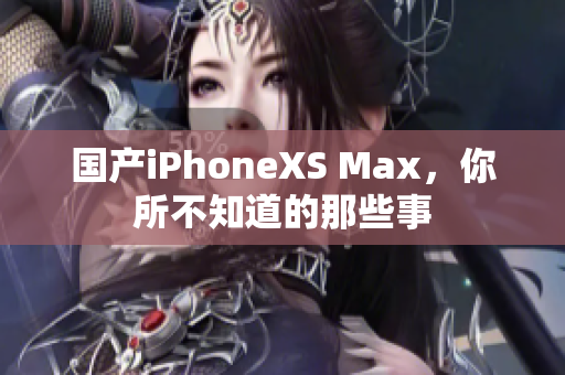 国产iPhoneXS Max，你所不知道的那些事